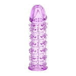 Насадка TOYFA, TPE, фиолетовый, 12,5 см