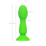 Анальная втулка A-Toys by TOYFA Terg, силикон, зеленый, 10 см