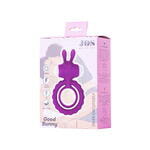 Эрекционное кольцо на пенис JOS GOOD BUNNY, силикон, фиолетовый, 9 см