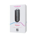 Мастурбатор нереалистичный LOVENSE Solace, TPE, черный,  см