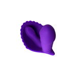 Вибратор TOYFA A-Toys с клиторальным стимулятором, силикон, фиолетовый, 12 см