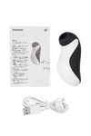 Вакуумно-волновой бесконтактный стимулятор клитора Satisfyer Orca, силикон, черный, 11,5 см.
