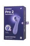 Вакуумно-волновой вибратор Satisfyer Pro 2 Generation 3 with Liquid Air (USB-C), сиреневый