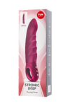 Пульсатор Fun Factory STRONIC Deep, силикон, бордовый, 21 см
